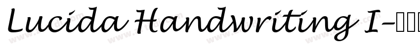Lucida Handwriting I字体转换 Lucida Handwriting I字体转换